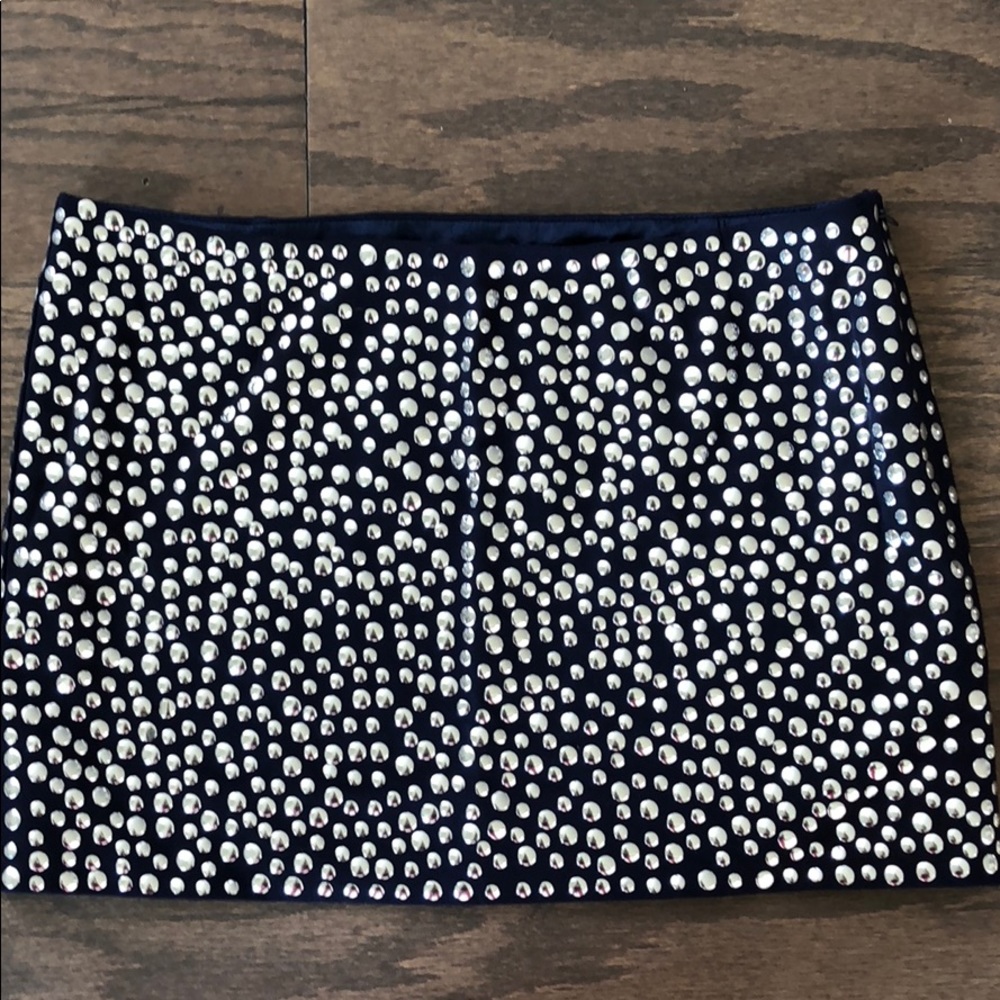 LaRok studded skirt in Navy